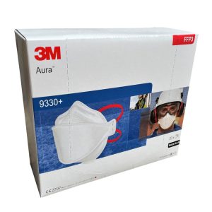 3M Aura 9330+ FFP3 Unvalved Respirator Box of 20