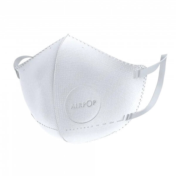 Airpop Reusable Childrens Face Mask White - 2 Pack