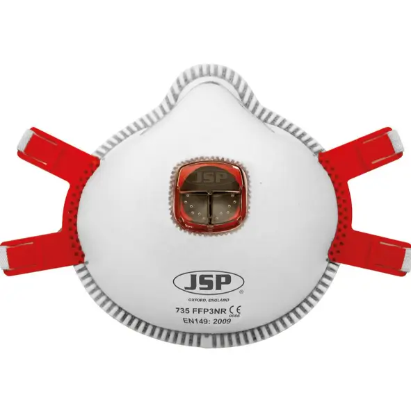 Front of JSP Typhoon Moulded FFP3 Valved Respirator Mask (735)