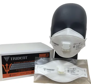 Trident FFP3 Valved Disposable Face Mask